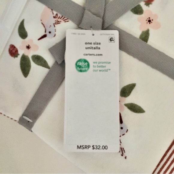 NEW Carter’s 4pk Receiving Blankets for Newborn Variety of Prints Pink - Picture 5 of 6